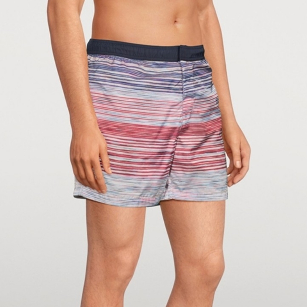 MISSONI Swim Shorts with Slub Print